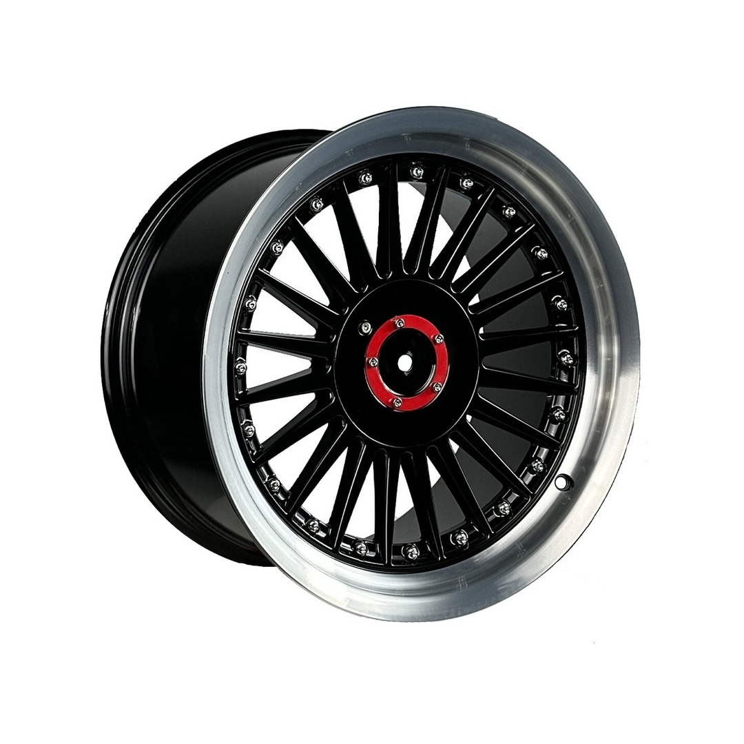 LJA-GX02S5004-08-2 9.0x17 4x100 ET20 67.1 Black Diamond Gloss Jant