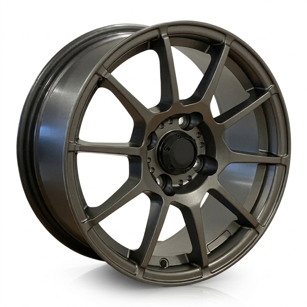 LJA-AKX-1103-04 6.5X15" 4X108 ET25 65.1 Matt Gun Methal