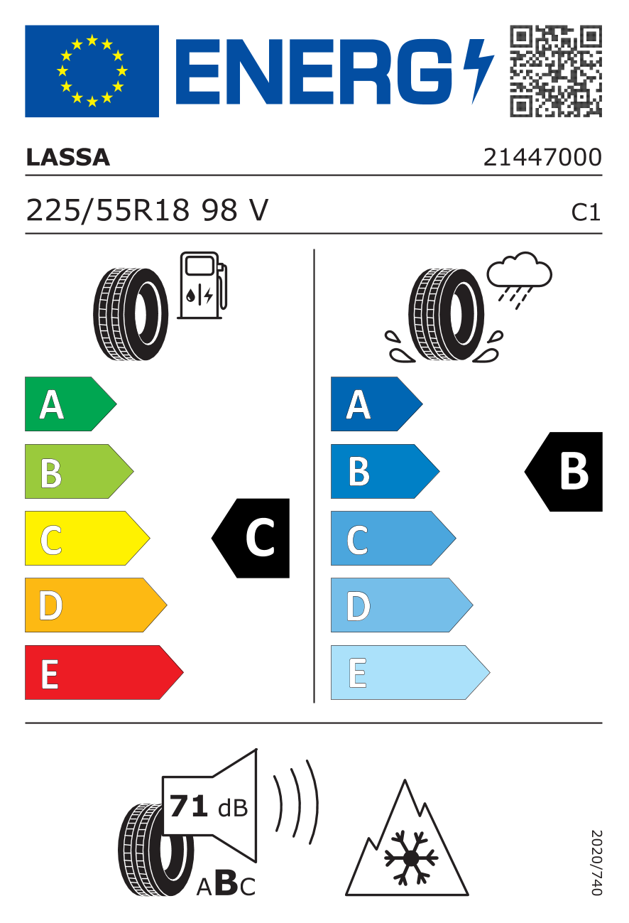 Lassa Competus Winter 2+ 225/55R18 98V M+S 3PMSF