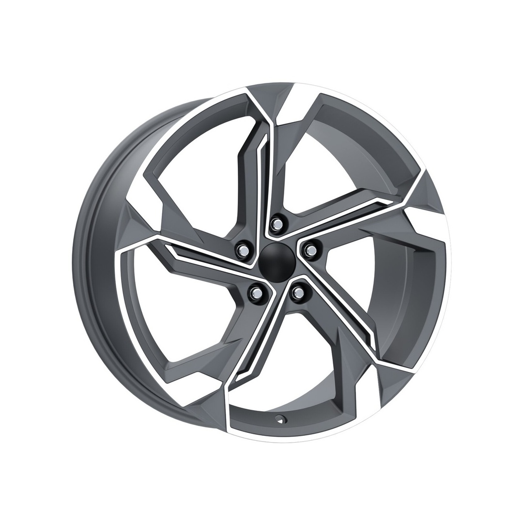 LJA-GX1708-01 8.0x18 5x112 ET40 66.45 Gun Metal Diamond Jant