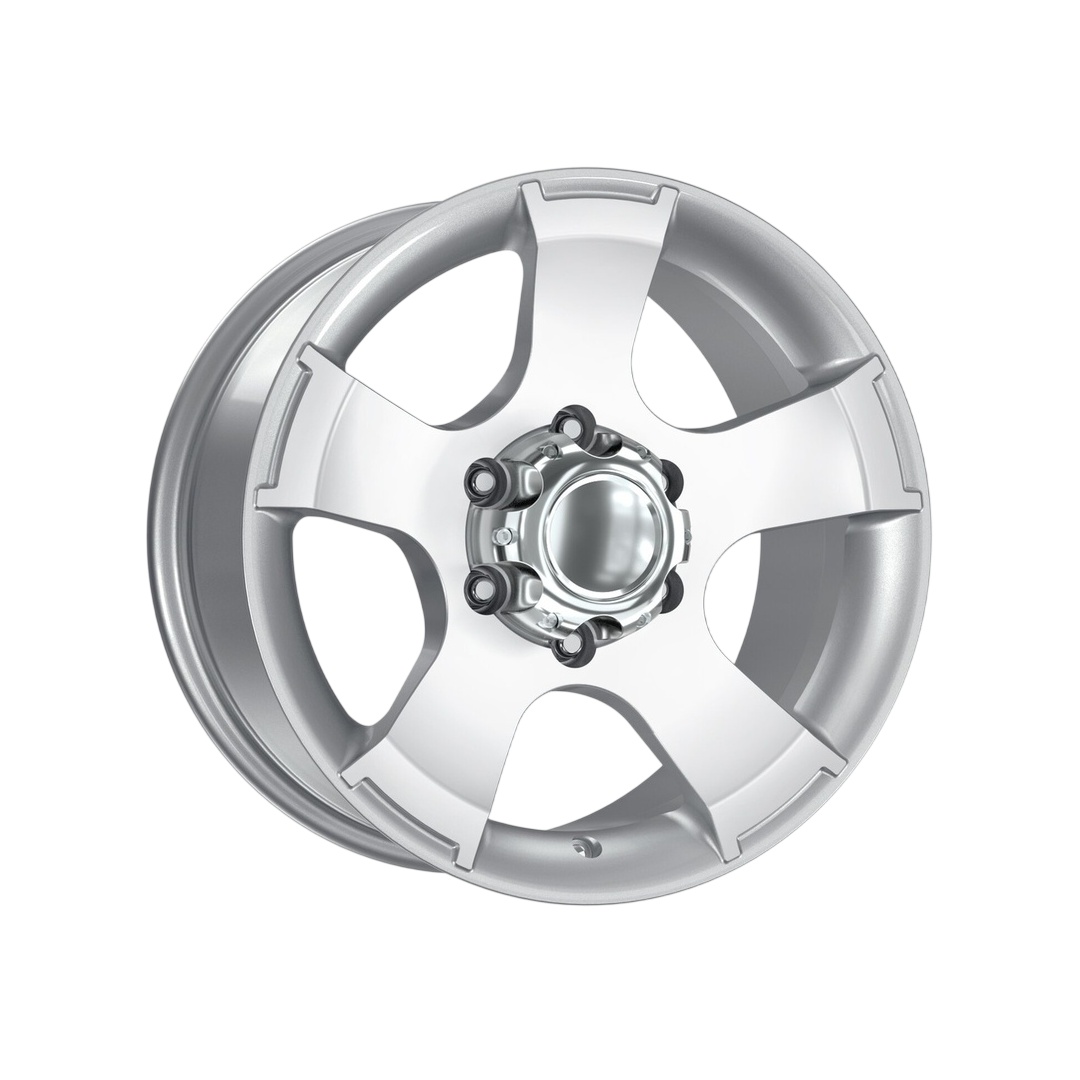 LJA-GX525-01 8.0x15 5x130 ET25 84.1 Silver Finished Jant
