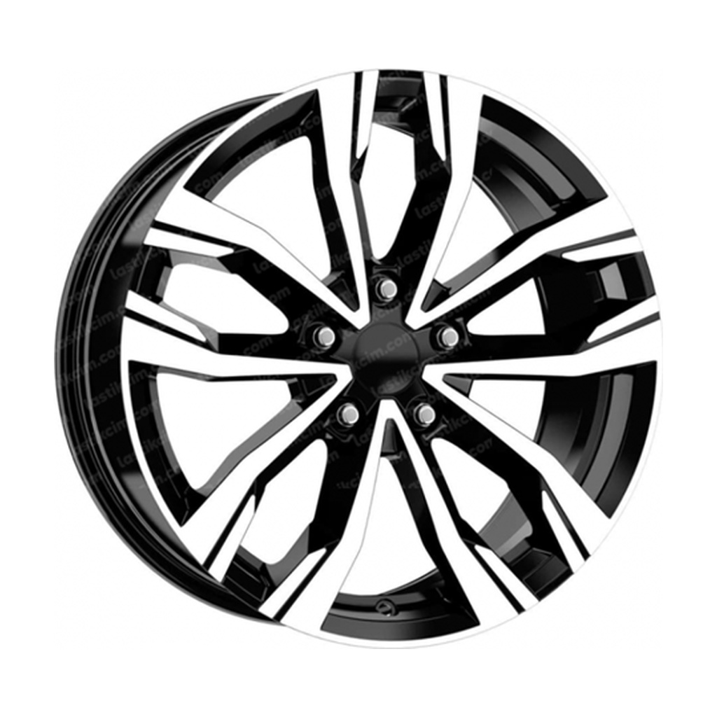LJA-DX10531-01 7,5x17" 4x100 ET40 60,1 Black Diamond Jant